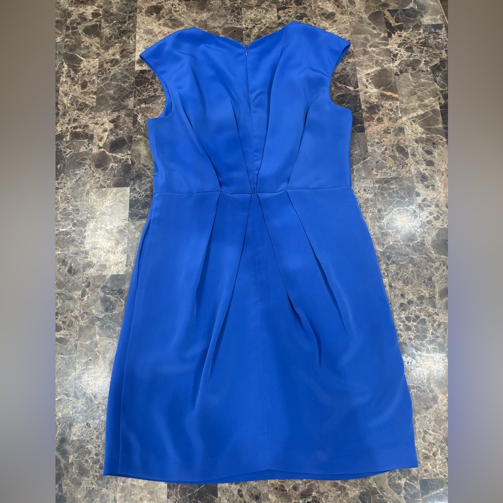 Bcbgeneration Blue Pleated Sheath Mini Dress - image 2